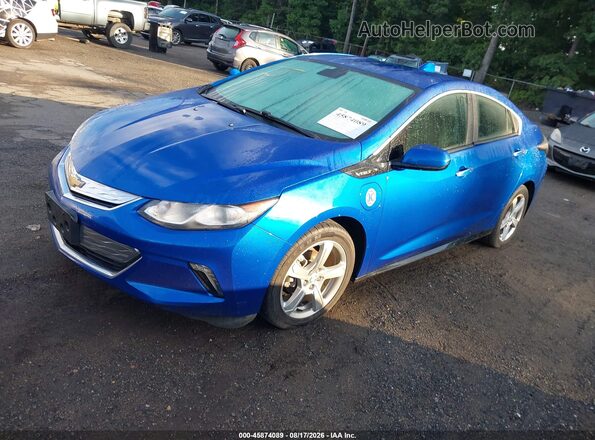 1G1RC6S50HU213957 2017 CHEVROLET VOLT Синий Передняя левая четверть