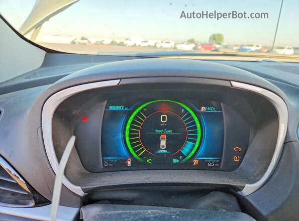 1G1RC6S52HU119708 2017 CHEVROLET VOLT Green Vista del cuadro de instrumentos