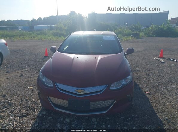 1G1RC6S54HU118933 2017 CHEVROLET VOLT Бордовый Вид щитка приборов