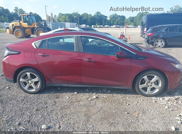 1G1RC6S54HU118933 2017 CHEVROLET VOLT Бордовый Вид задней части салона
