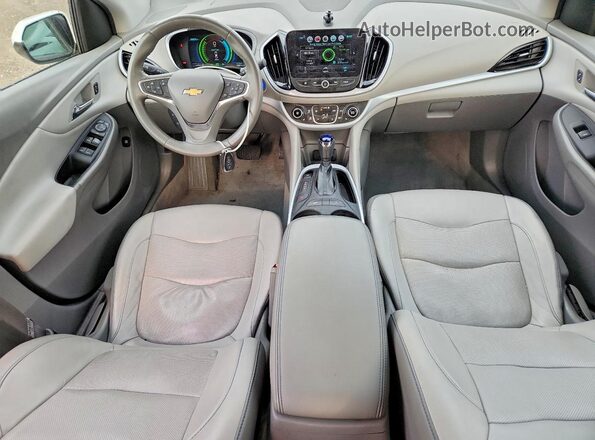 1G1RC6S55HU213940 2017 CHEVROLET VOLT Белый Вид панели приборов
