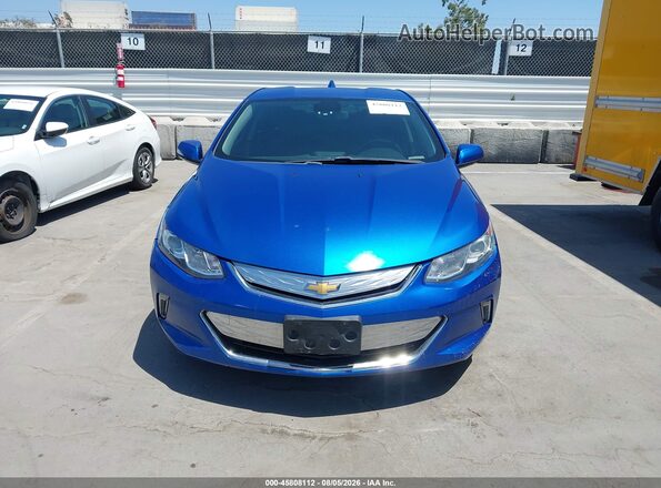 1G1RC6S58HU108163 2017 CHEVROLET VOLT Blue Вид щитка приладів