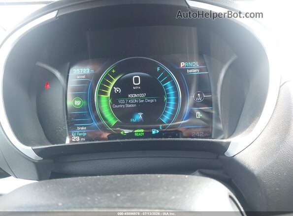 1G1RC6S59JU147432 2018 CHEVROLET VOLT White უკანა სავარძლების ხედი