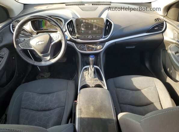 1G1RC6S5XHU103689 2017 CHEVROLET VOLT Black Вид панелі приладів