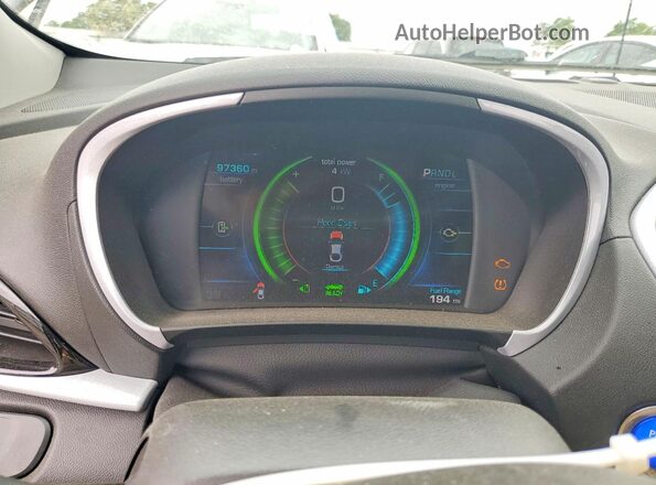 1G1RC6S5XHU213836 2017 CHEVROLET VOLT Black Instrument cluster view