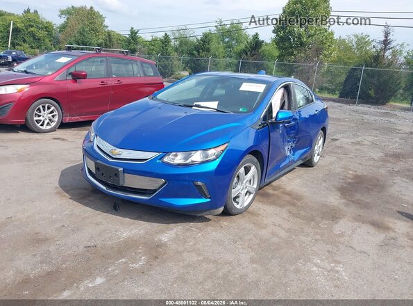 1G1RC6S5XJU153255 2018 CHEVROLET VOLT Blue Առջևի ձախ երեք քառորդ տեսարան