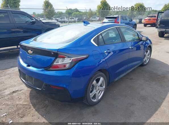 1G1RC6S5XJU153255 2018 CHEVROLET VOLT Blue Հետևի աջ