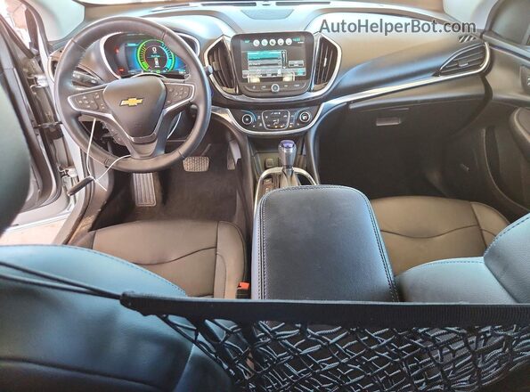 1G1RD6S54HU106956 2017 CHEVROLET VOLT Silver წინა პანელის ხედი