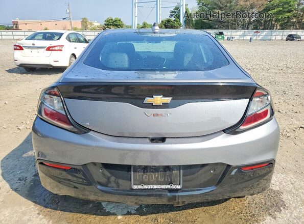 1G1RD6S54KU121237 2019 CHEVROLET VOLT Silver Вид ззаду