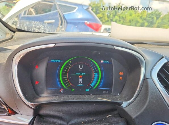 1G1RD6S55GU118564 2016 CHEVROLET VOLT Белый Вид щитка приборов