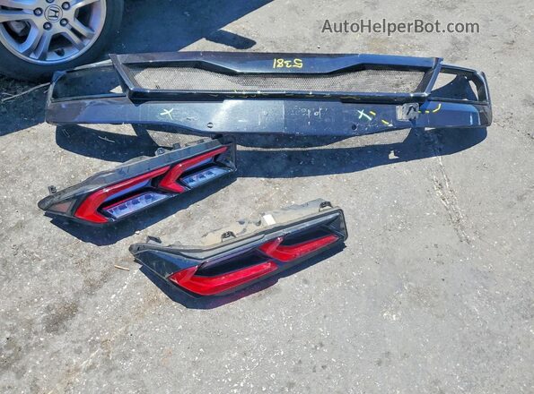 1G1Y72D44L5109147 2020 CHEVROLET CORVETTE Красный Вид подкапотного пространства