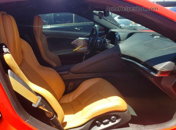 1G1Y72D44L5109147 2020 CHEVROLET CORVETTE Красный Вид задних сидений