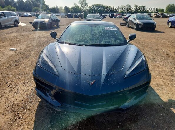 1G1Y72D44L5111478 2020 CHEVROLET CORVETTE Серый Вид спереди