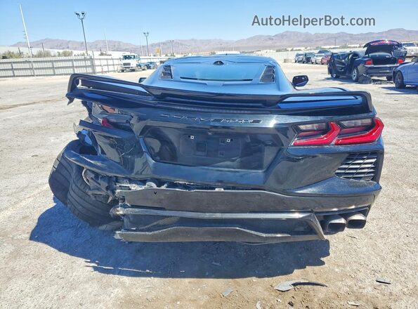 1G1Y72D47L5000763 2020 CHEVROLET CORVETTE Black უკანა ხედი
