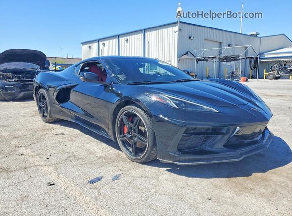 1G1Y72D47L5000763 2020 CHEVROLET CORVETTE Black წინა მარჯვენა
