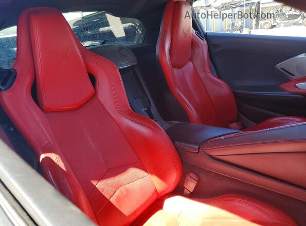1G1Y72D47L5000763 2020 CHEVROLET CORVETTE Black უკანა სავარძლების ხედი