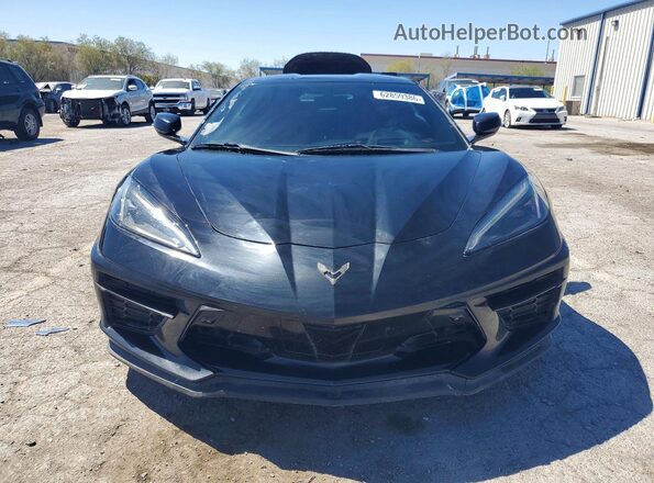 1G1Y72D47L5000763 2020 CHEVROLET CORVETTE Black წინა ხედი