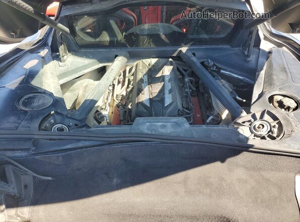 1G1Y72D47L5000763 2020 CHEVROLET CORVETTE Black უკანა სალონის ხედი