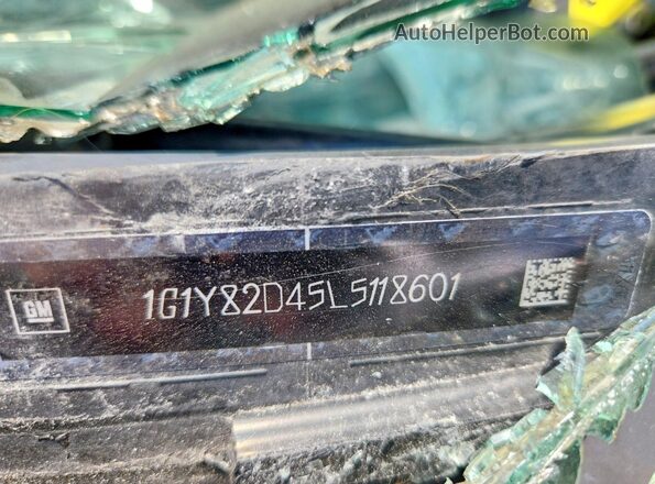 1G1Y82D45L5118601 2020 CHEVROLET CORVETTE Yellow Engine compartment view