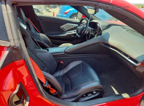 1G1Y83D44L5113783 2020 CHEVROLET CORVETTE Red Հետևի նստատեղերի տեսք