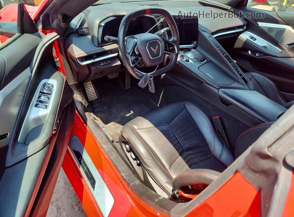 1G1Y83D44L5113783 2020 CHEVROLET CORVETTE Red Առջևի վահանակի տեսք