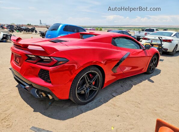 1G1Y83D44L5113783 2020 CHEVROLET CORVETTE Red Հետևի աջ