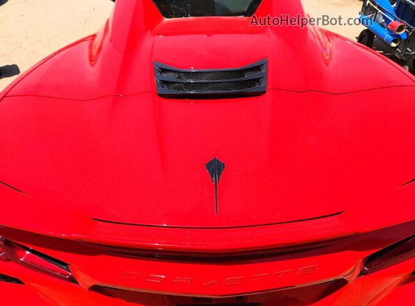 1G1Y83D44L5113783 2020 CHEVROLET CORVETTE Red Սալոնի հետևի տեսք