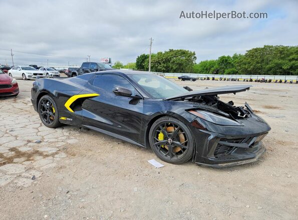 1G1Y83D49L5114086 2020 CHEVROLET CORVETTE Black Delantero derecho