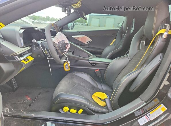1G1Y83D49L5114086 2020 CHEVROLET CORVETTE Black Vista interior delantera