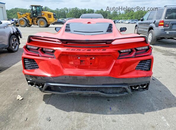 1G1YA2D41R5112436 2024 CHEVROLET CORVETTE Красный Вид сзади