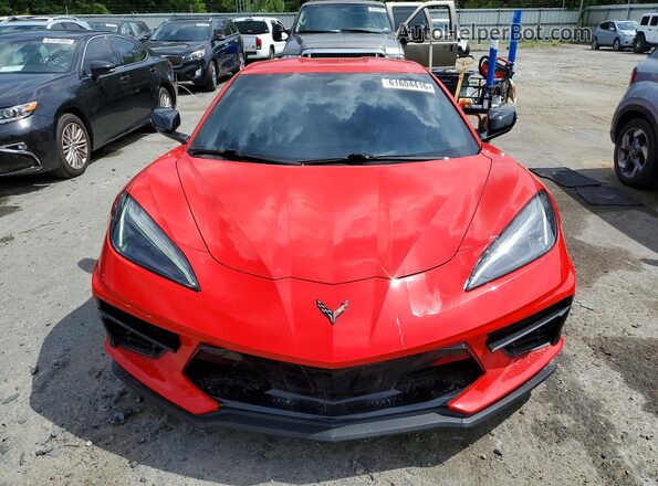 1G1YA2D41R5112436 2024 CHEVROLET CORVETTE Красный Вид спереди