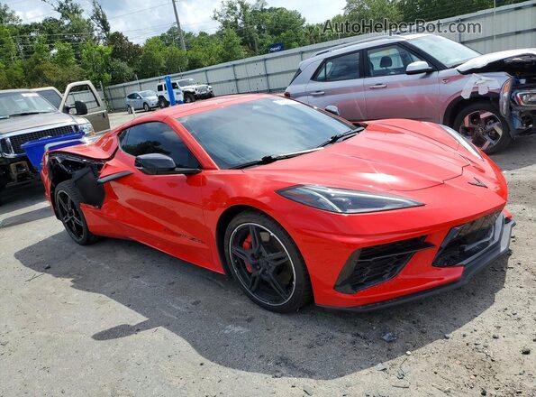 1G1YA2D41R5112436 2024 CHEVROLET CORVETTE Красный Передняя правая четверть