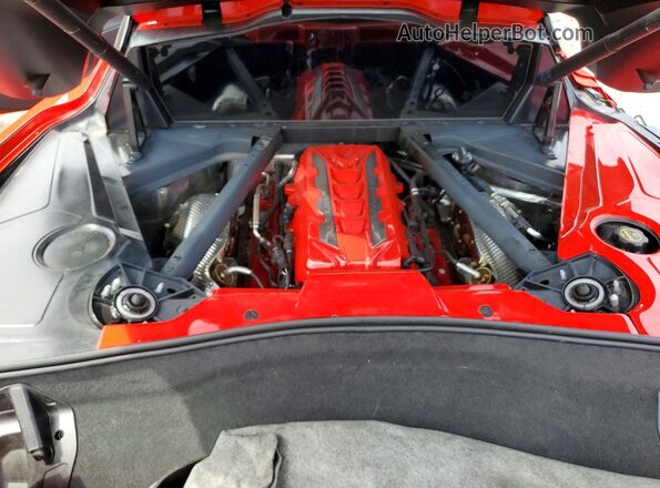 1G1YA2D41R5112436 2024 CHEVROLET CORVETTE Красный Вид задней части салона