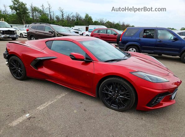 1G1YA2D41T5112010 2026 CHEVROLET CORVETTE Red Передня права чверть