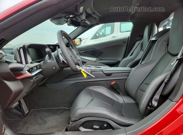 1G1YA2D41T5112010 2026 CHEVROLET CORVETTE Red Вид салону спереду