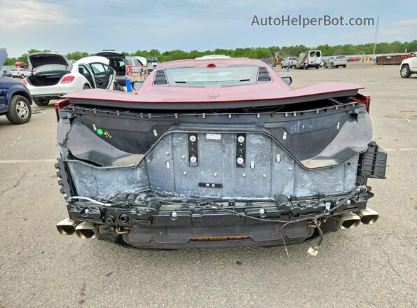 1G1YA2D41T5112010 2026 CHEVROLET CORVETTE Red Вид ззаду