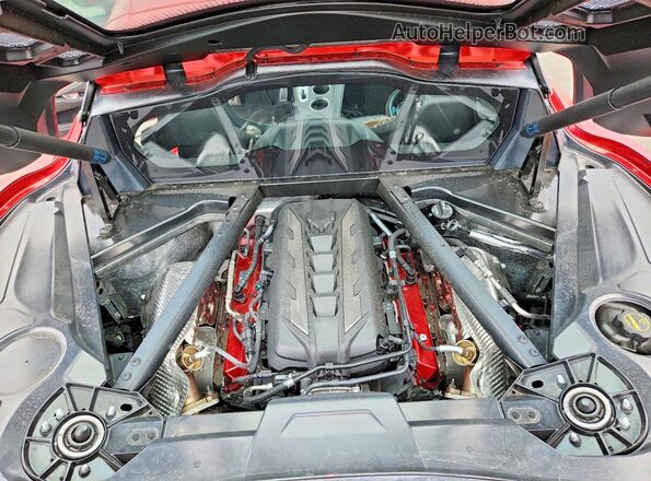 1G1YA2D41T5112010 2026 CHEVROLET CORVETTE Red Вид задньої частини салону