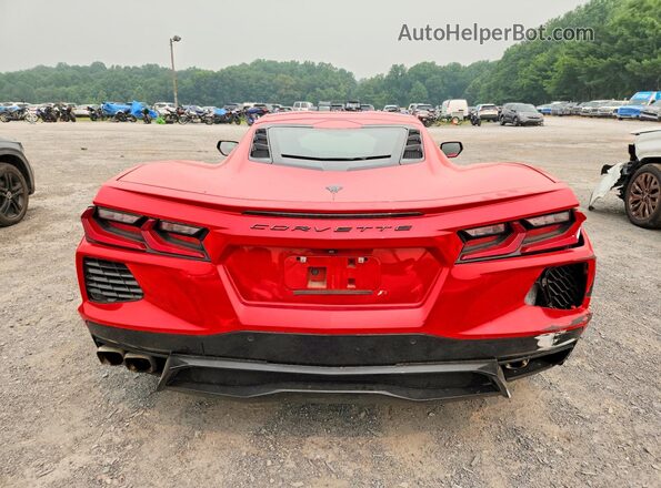 1G1YA2D43P5141269 2023 CHEVROLET CORVETTE Red Vista trasera