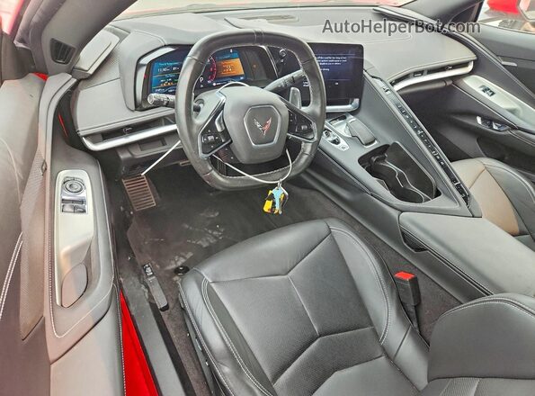 1G1YA2D43P5141269 2023 CHEVROLET CORVETTE Red Vista del salpicadero