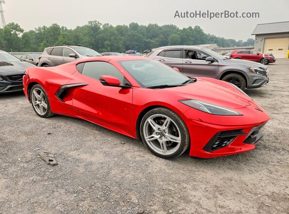 1G1YA2D43P5141269 2023 CHEVROLET CORVETTE Red Delantero derecho