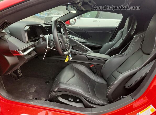 1G1YA2D43P5141269 2023 CHEVROLET CORVETTE Red Vista interior delantera