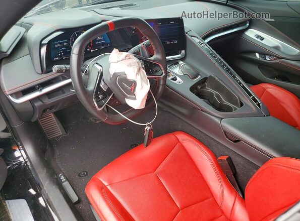 1G1YA2D46M5122078 2021 CHEVROLET CORVETTE Черный Вид панели приборов