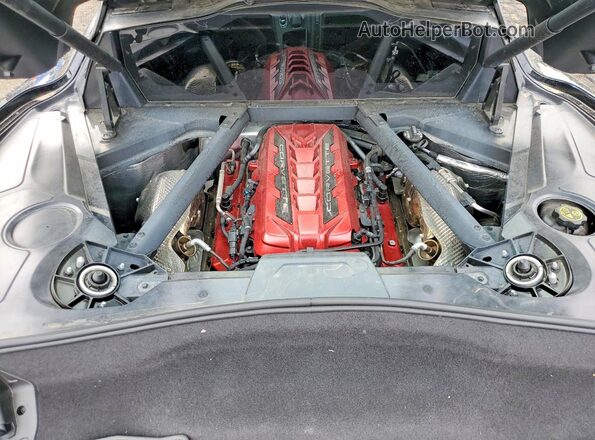 1G1YA2D46M5122078 2021 CHEVROLET CORVETTE Черный Вид задней части салона