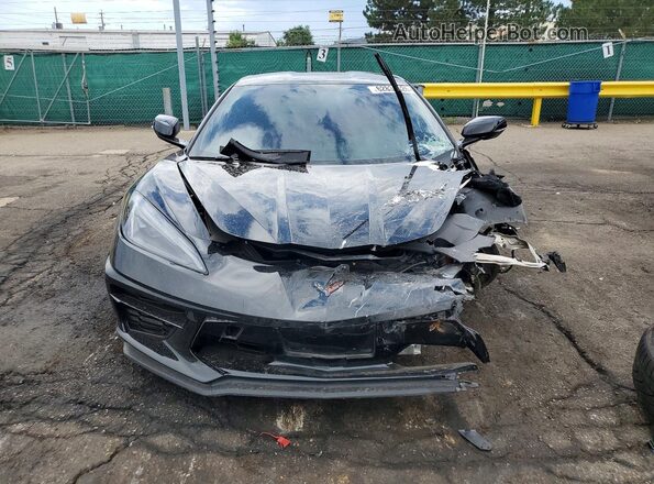 1G1YA2D46M5122078 2021 CHEVROLET CORVETTE Черный Вид спереди