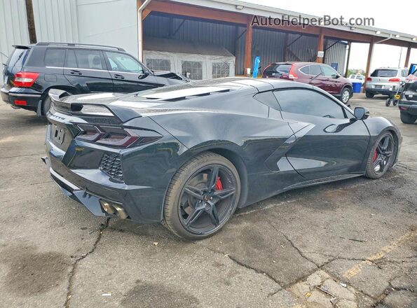 1G1YA2D46M5122078 2021 CHEVROLET CORVETTE Черный Задняя правая четверть