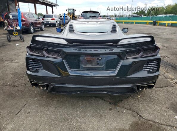 1G1YA2D46M5122078 2021 CHEVROLET CORVETTE Черный Вид сзади
