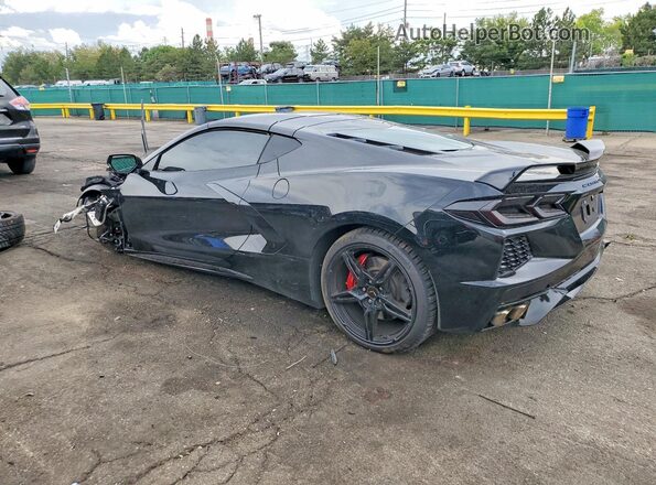 1G1YA2D46M5122078 2021 CHEVROLET CORVETTE Черный Задняя левая четверть