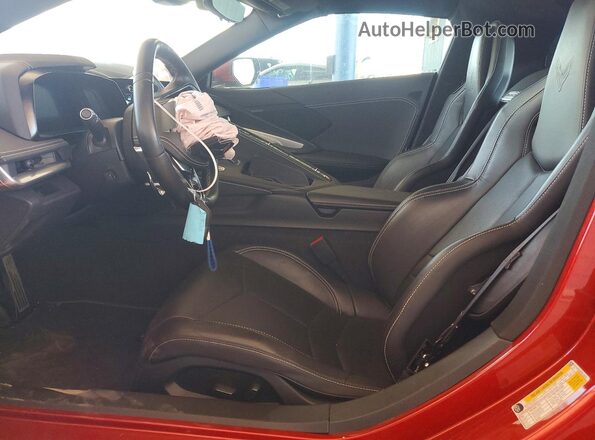 1G1YA2D48S5113315 2025 CHEVROLET CORVETTE Maroon Vista interior delantera