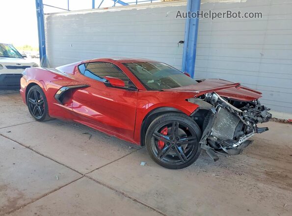 1G1YA2D48S5113315 2025 CHEVROLET CORVETTE Maroon Delantero derecho
