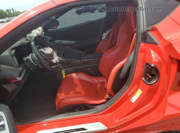 1G1YA2D4XM5100116 2021 CHEVROLET CORVETTE Red წინა სალონის ხედი